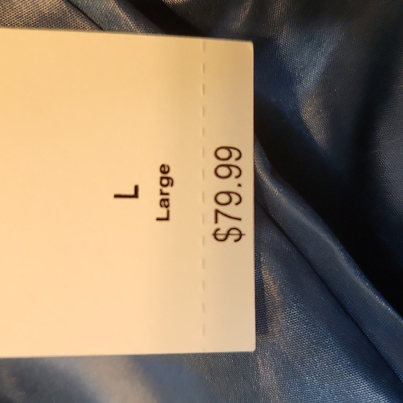 Disney Blue and Gold Raincoat with Hood NWOT - Picture 5 of 5